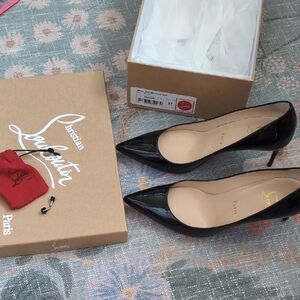 Christian Louboutin Glossy Black Heels